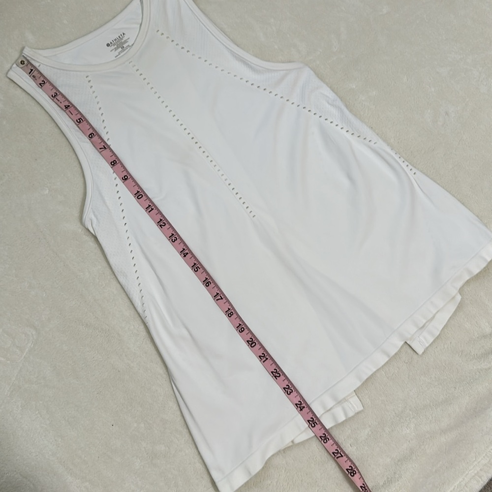 Athleta Womens Foothill Seamless Tank Size XSmall in White - Picture 8 of 9